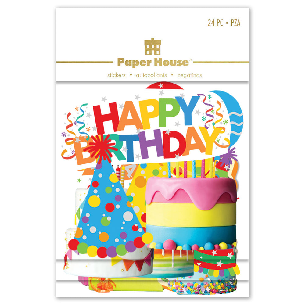 Birthday Diecut Stickers