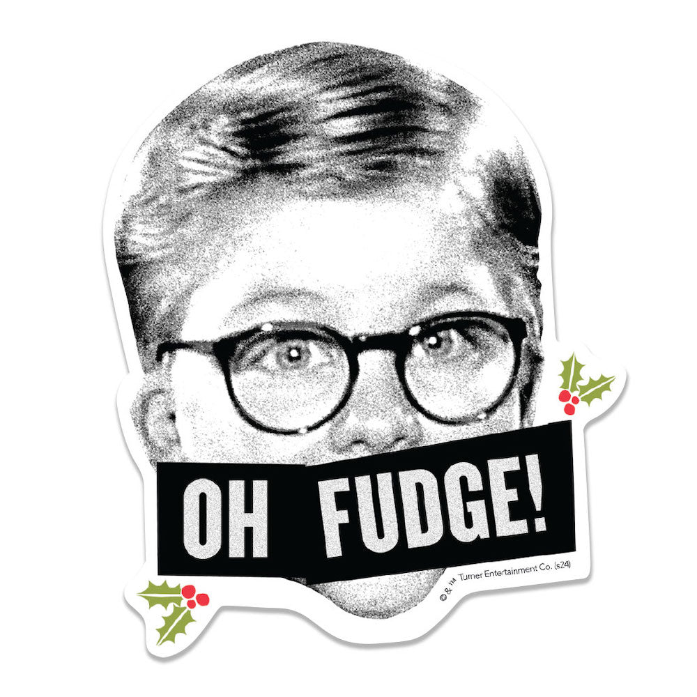 A Christmas Story Movie Oh Fudge Vinyl Sticker Decal