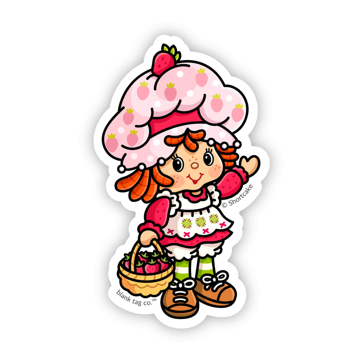 The Strawberry Shortcake Vinyl Sticker Decal Sticker