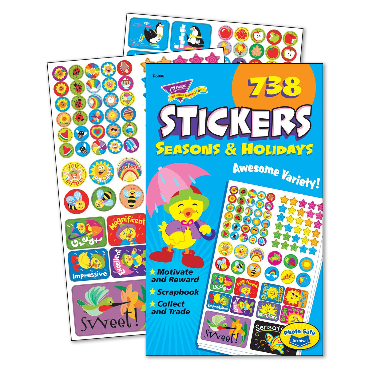 Seasons & Holidays Sticker Reward Pad Sticker