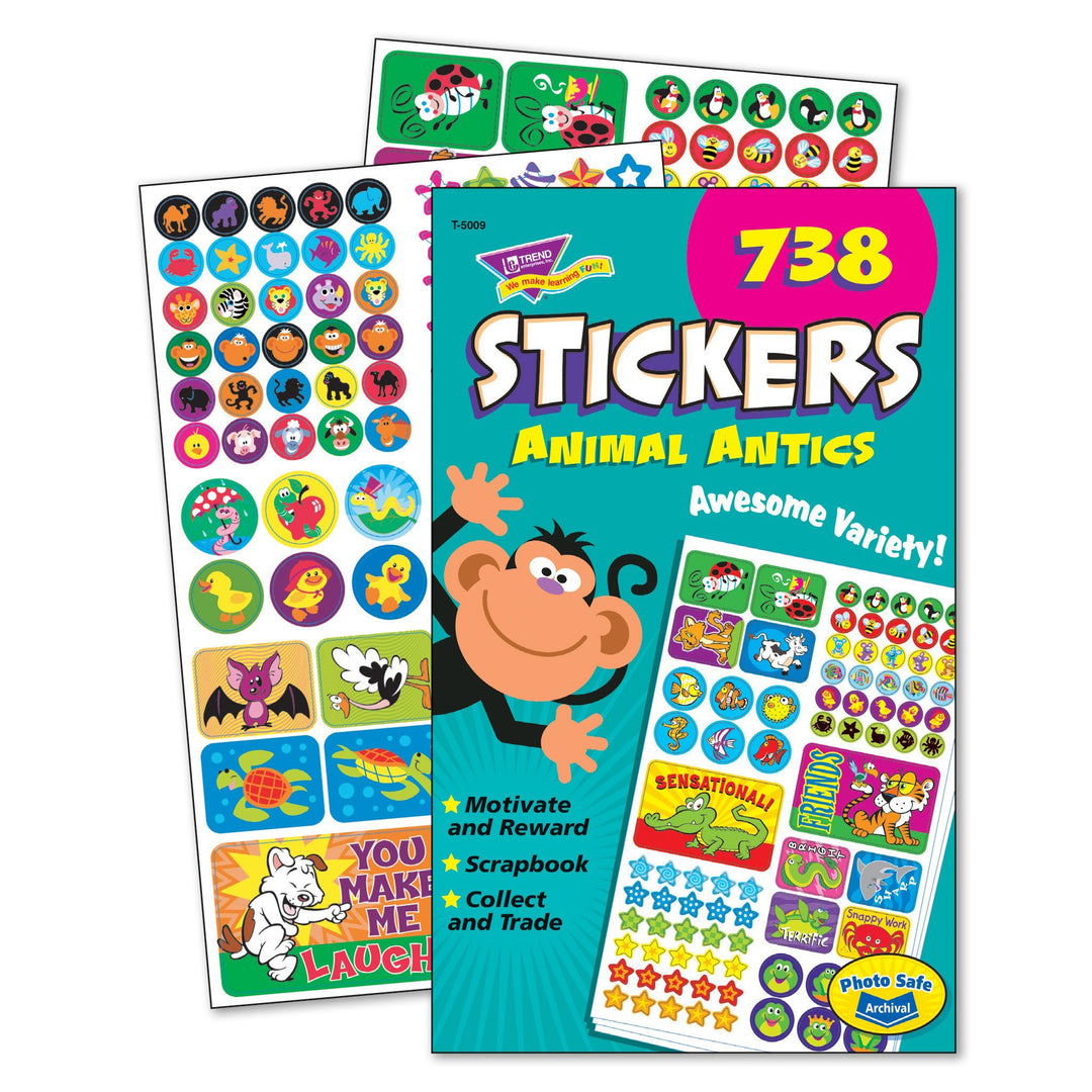 Animal Antics Sticker Reward Pad