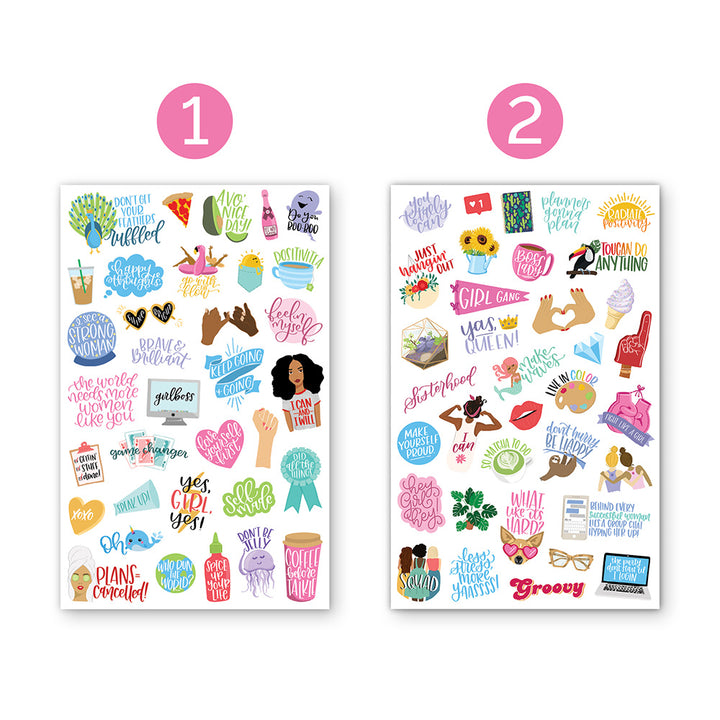 Female Empowerment Planner Stickers Pack