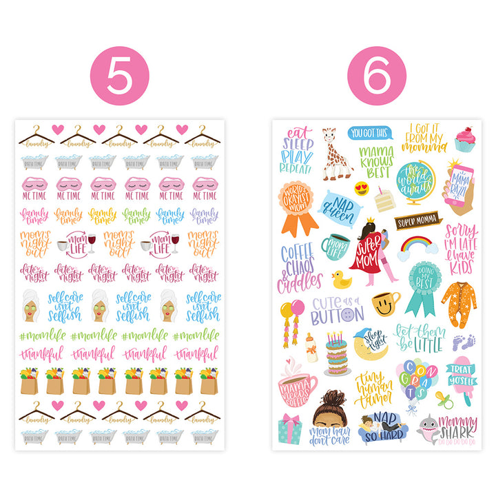 Pregnancy And Baby's First Year Planner Stickers Pack