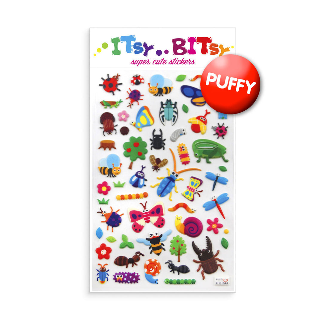 Bug Life Itsy Bitsy Puffy Stickers