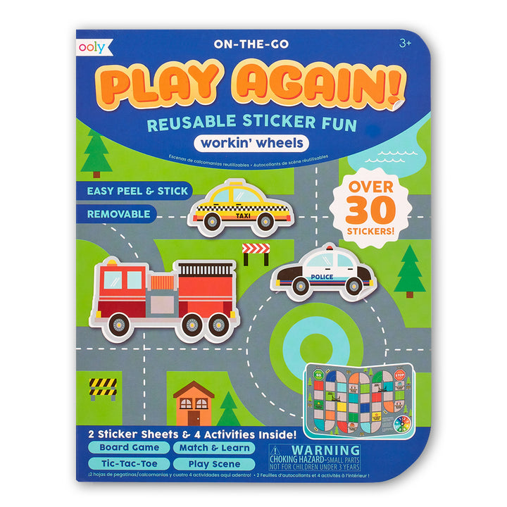 Play Again Working Wheels Sticker Set