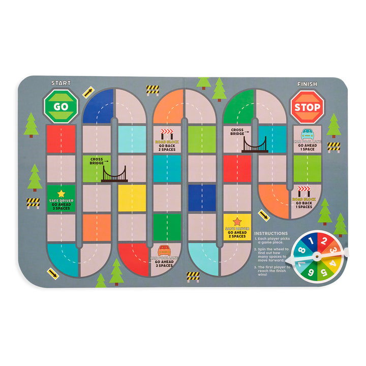 Play Again Working Wheels Sticker Set Board