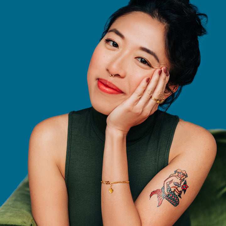 Sea Maiden Tattly Temporary Tattoos
