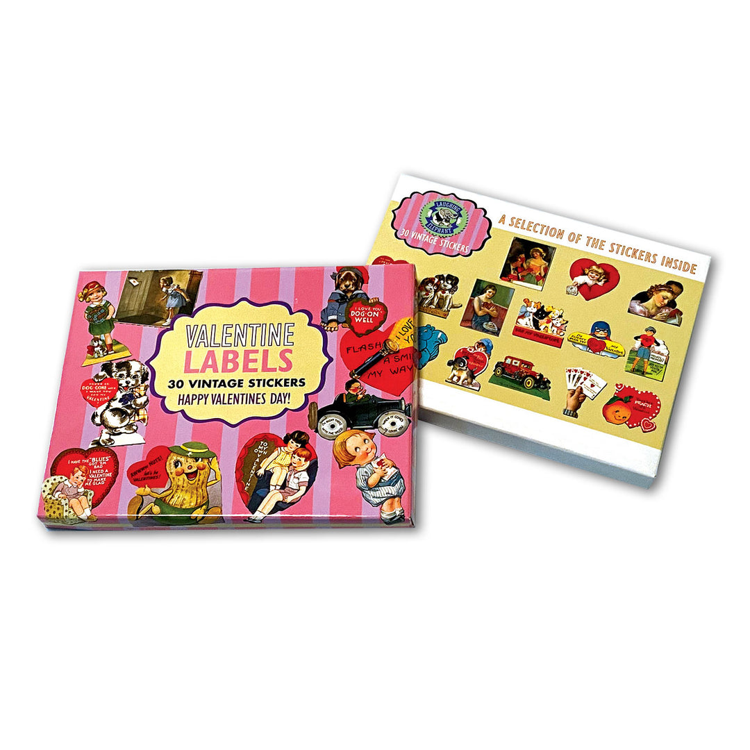 Valentine Vintage Label Stickers