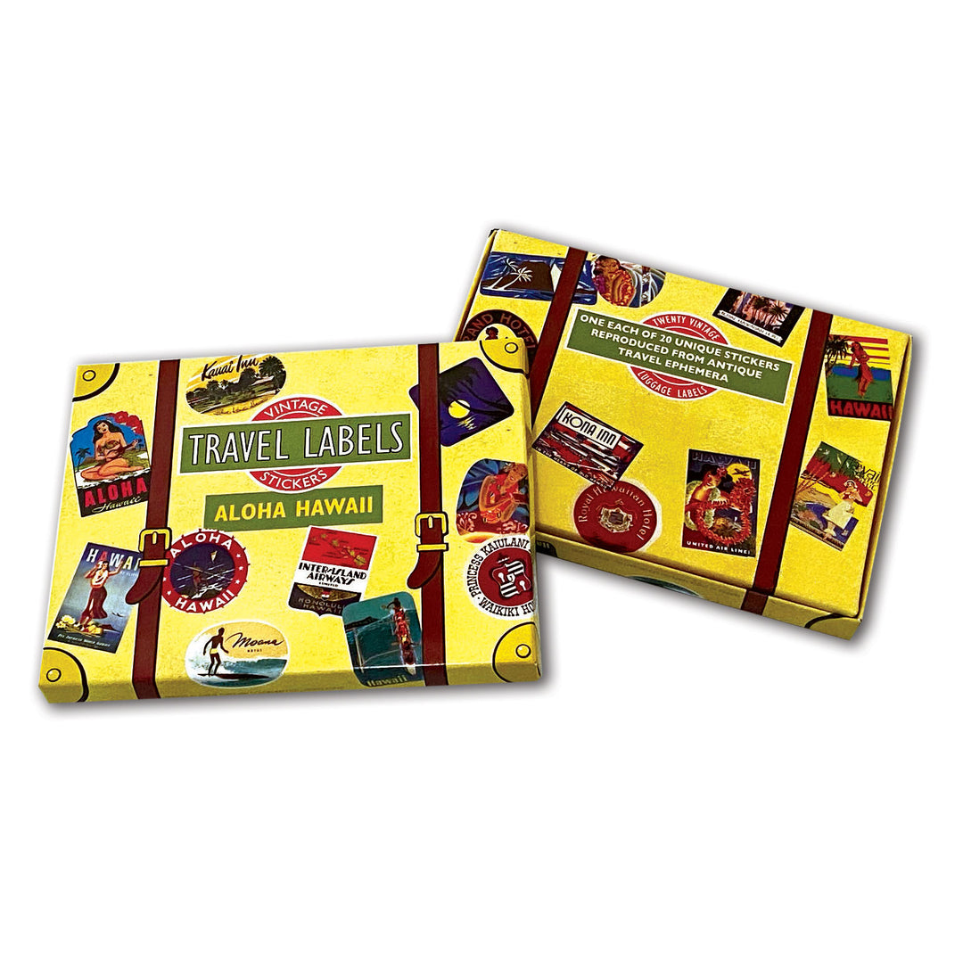 Aloha Hawaii Vintage Luggage Label Stickers