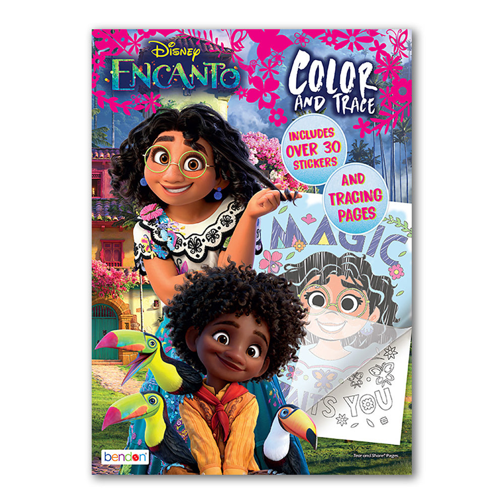 Encanto Color & Trace Activity Book with Stickers