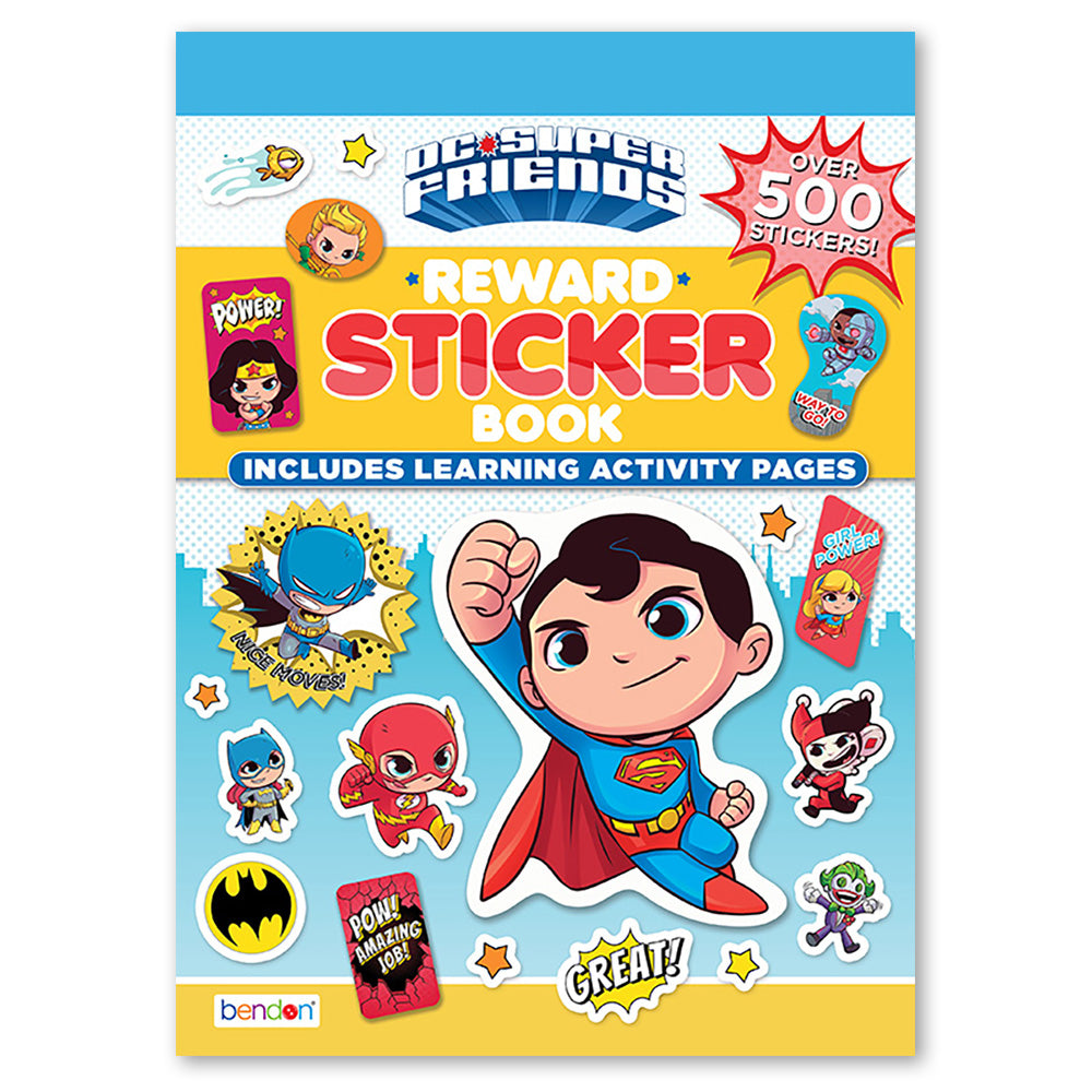 DC Comics Super Hero Reward Sticker Pad – Sticker Planet