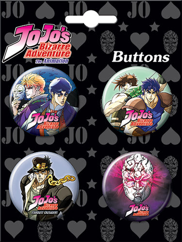 Jo Jo's Bizarre Adventure Button Set