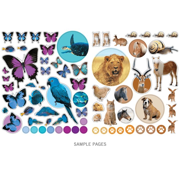 Animals Eyelike Sticker Activity Book