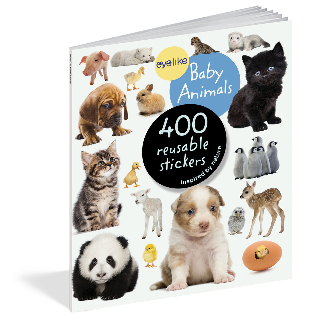 Baby Animals Eyelike Sticker Activity Book