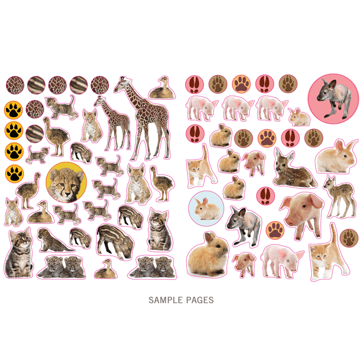 Baby Animals Eyelike Sticker Activity Book