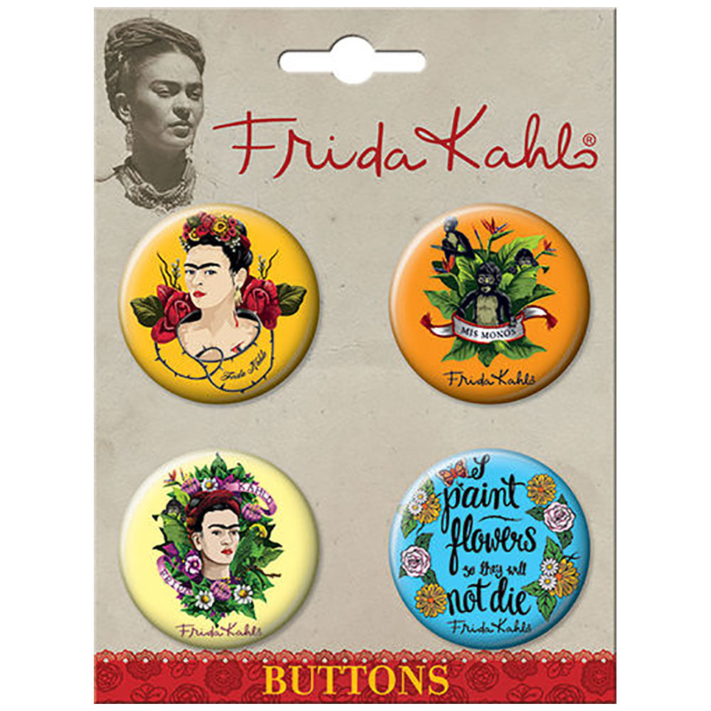 Frida Kahlo Button Set
