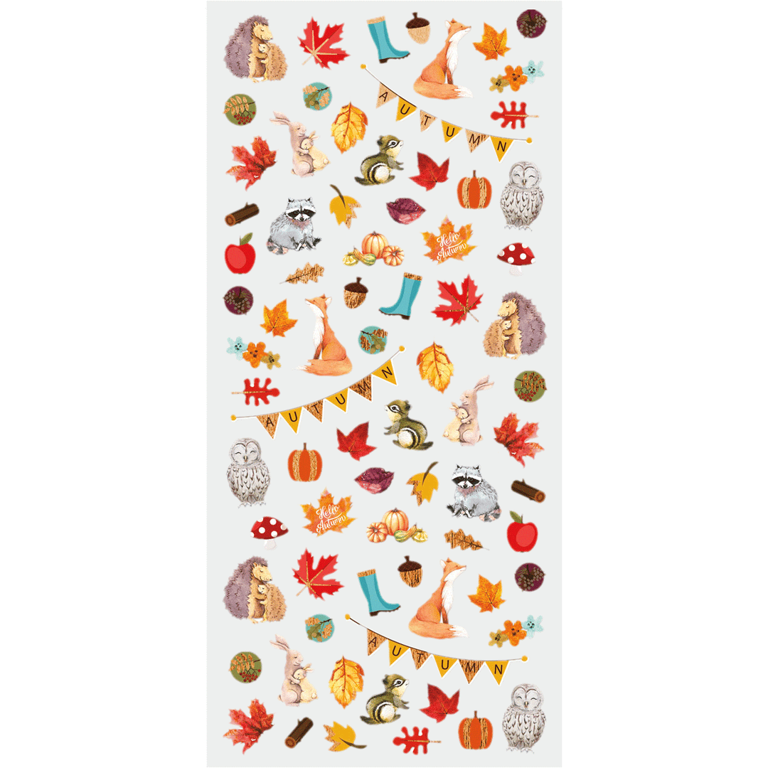 Autumn Woods Micro Stickers