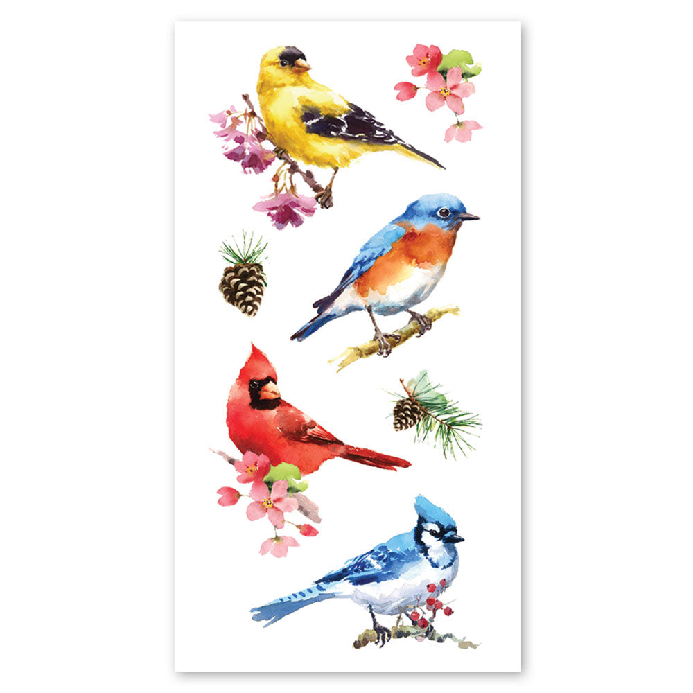 Watercolor Birds Stickers
