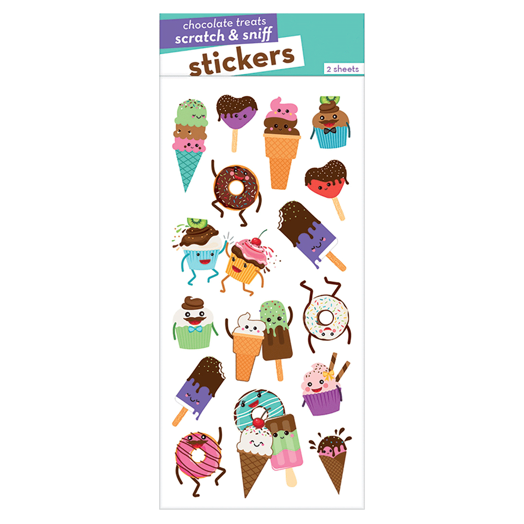 Chocolate Treats Scratch & Sniff Stickers