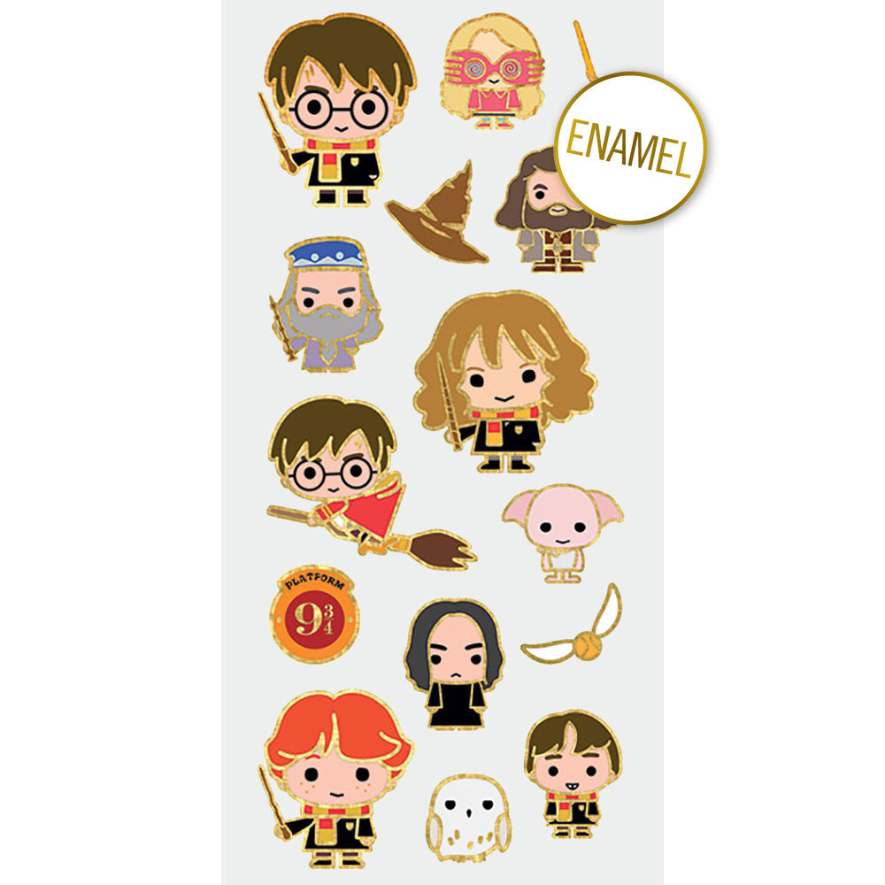 Harry Potter Chibi Faux Enamel Stickers