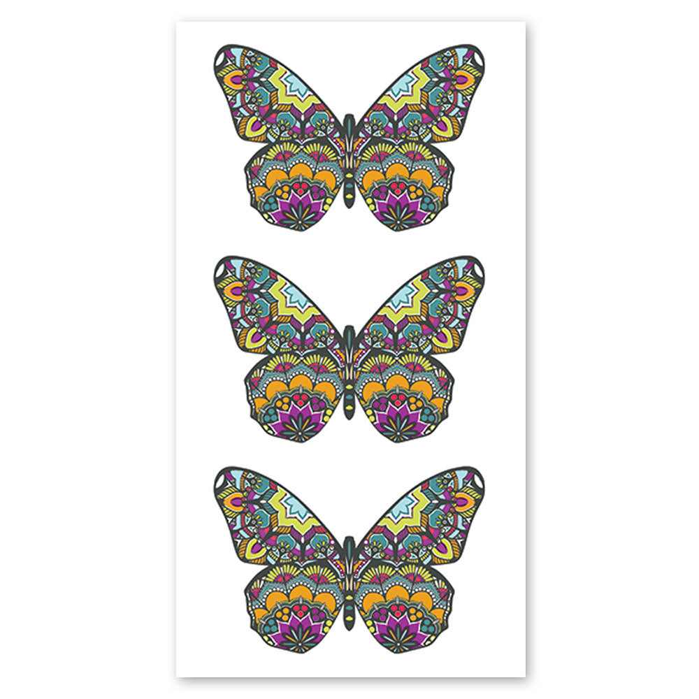 Mosaic Butterflies Stickers