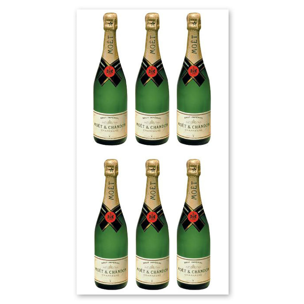 Champagne Bottle Stickers