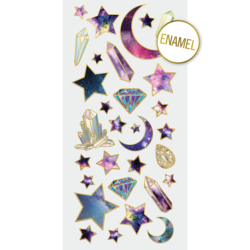 Stargazer Faux Enamel Stickers