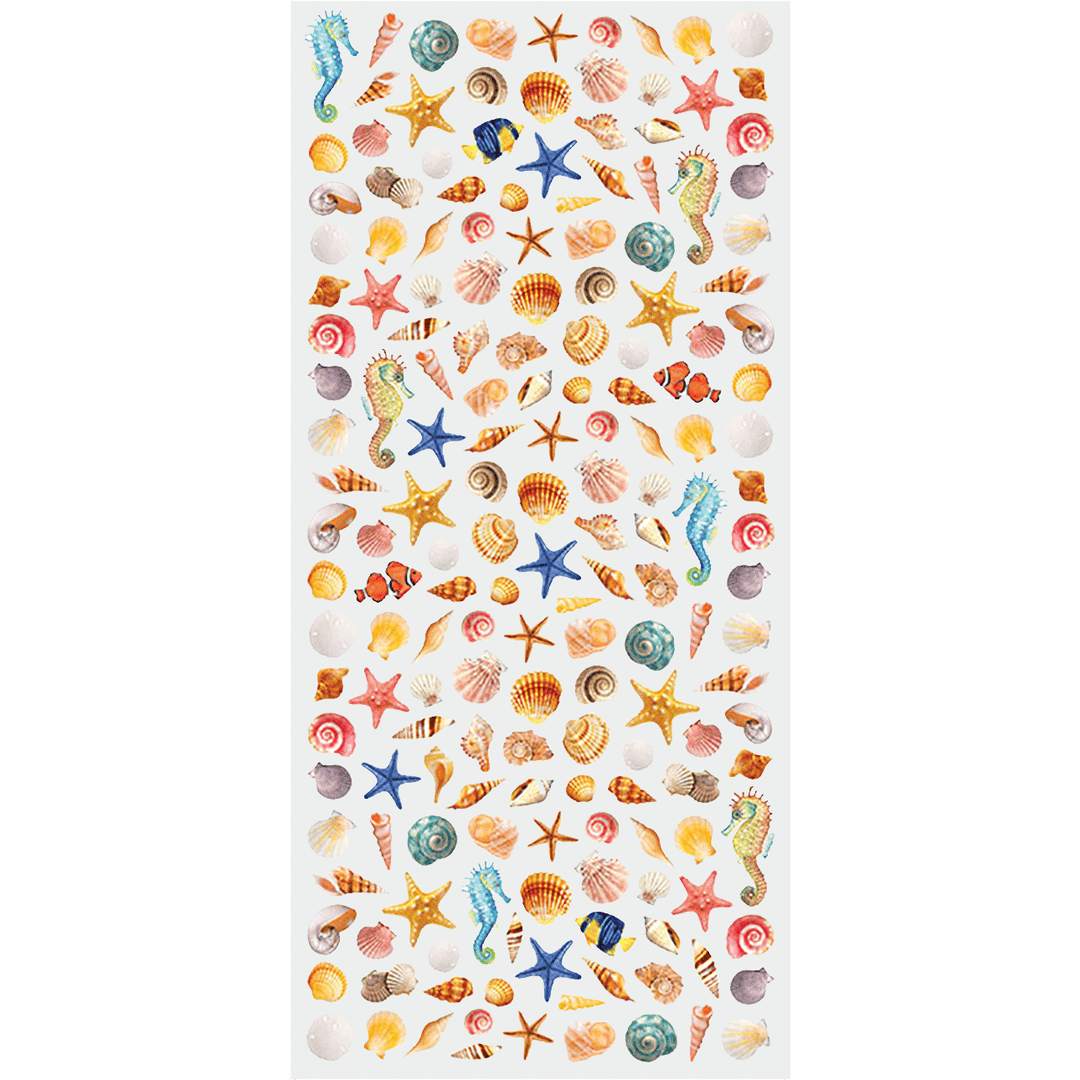 Beach Shells Micro Stickers