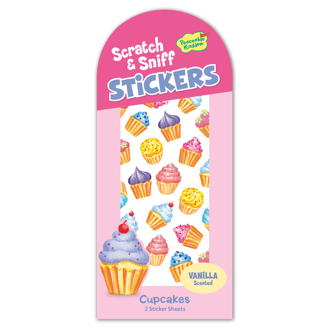 Cupcakes Scratch & Sniff Stickers