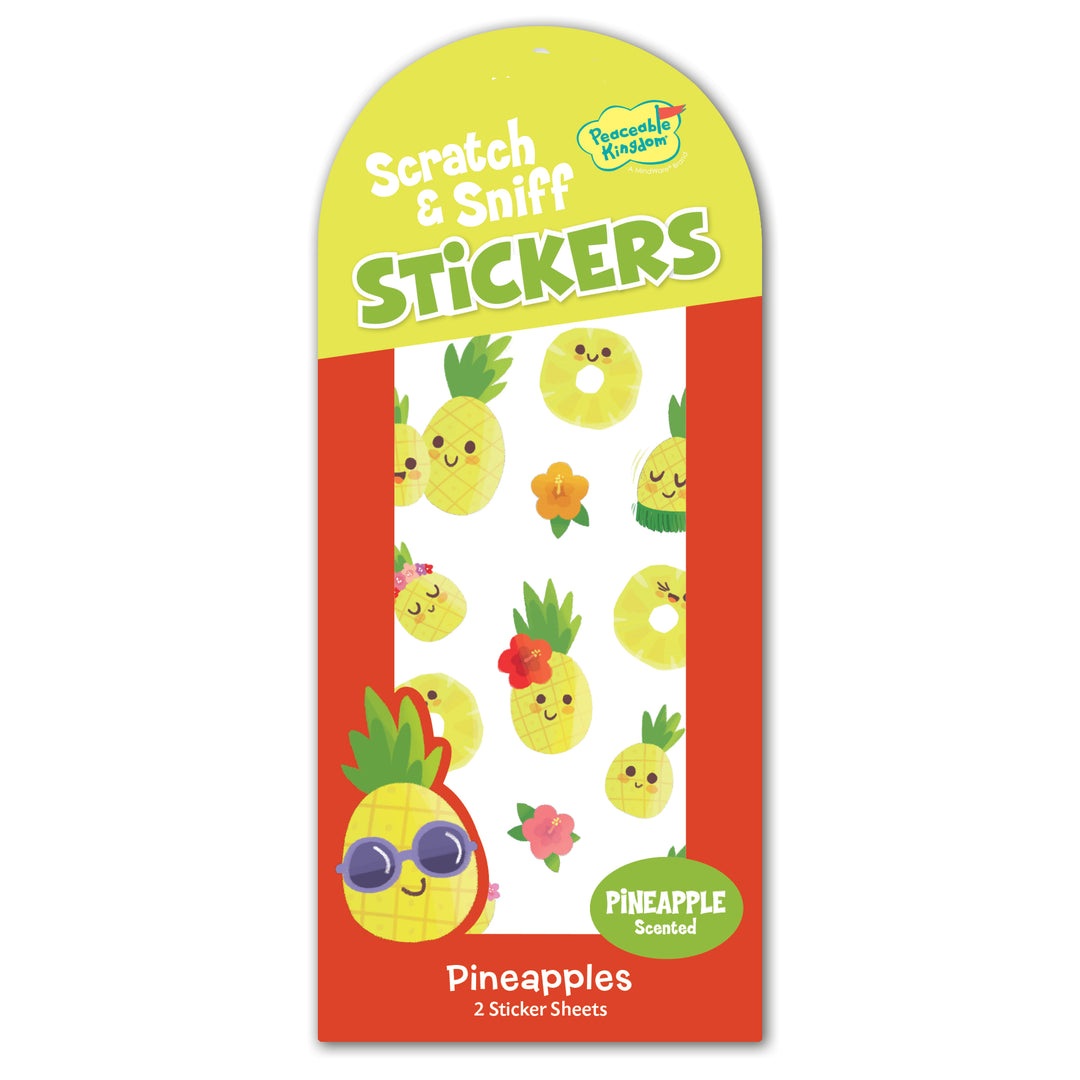 Pineapples Scratch & Sniff Stickers