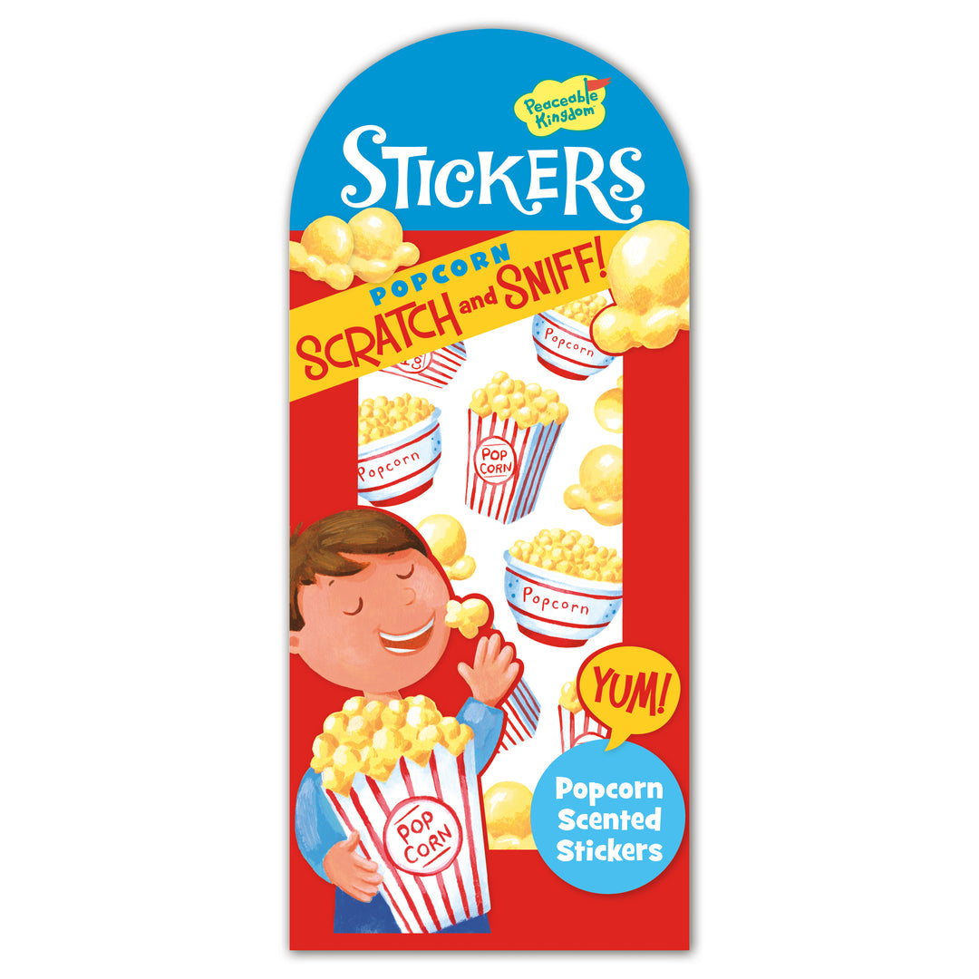 Popcorn Scratch & Sniff Stickers