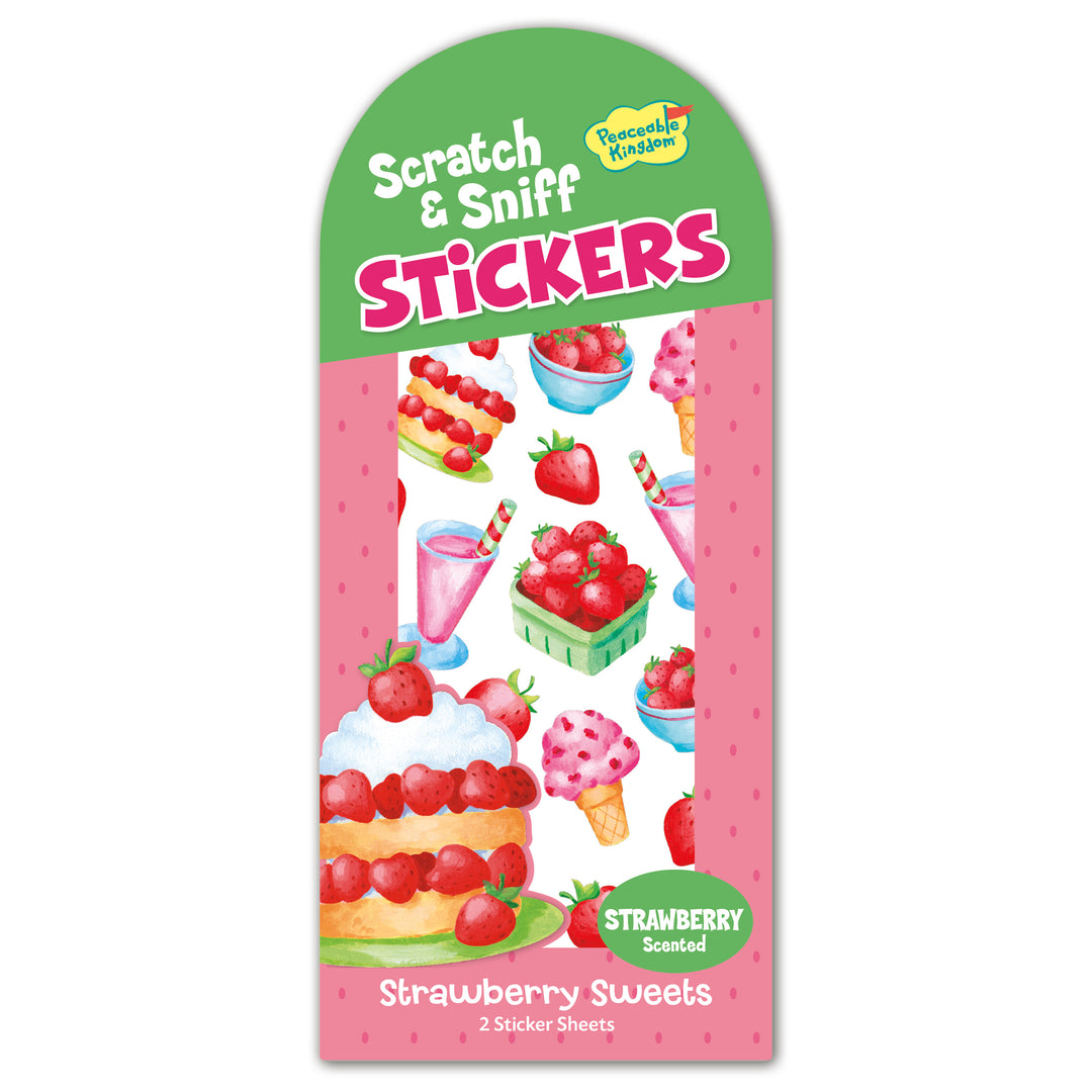 Strawberry Sweets Scratch & Sniff Stickers