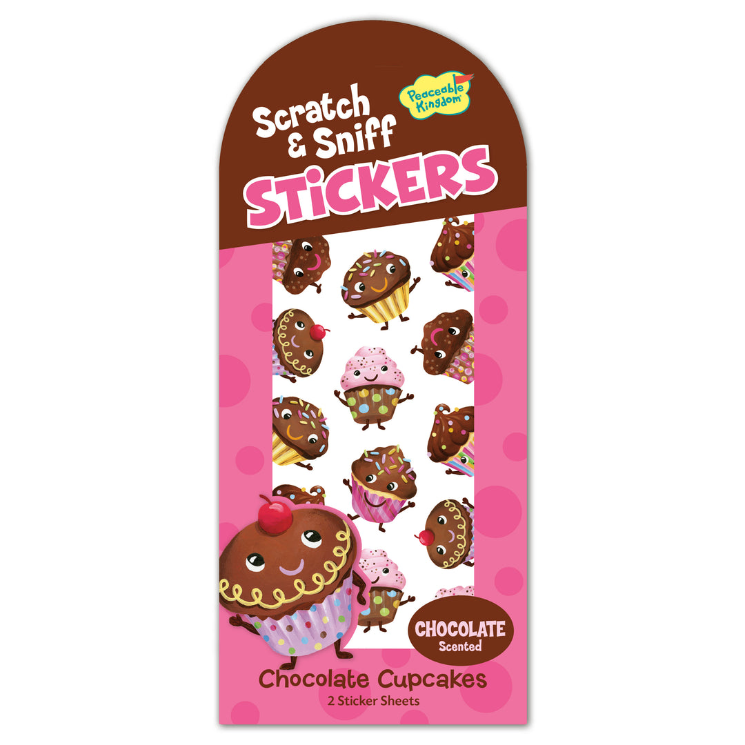 Chocolate Cupcakes Scratch & Sniff Stickers