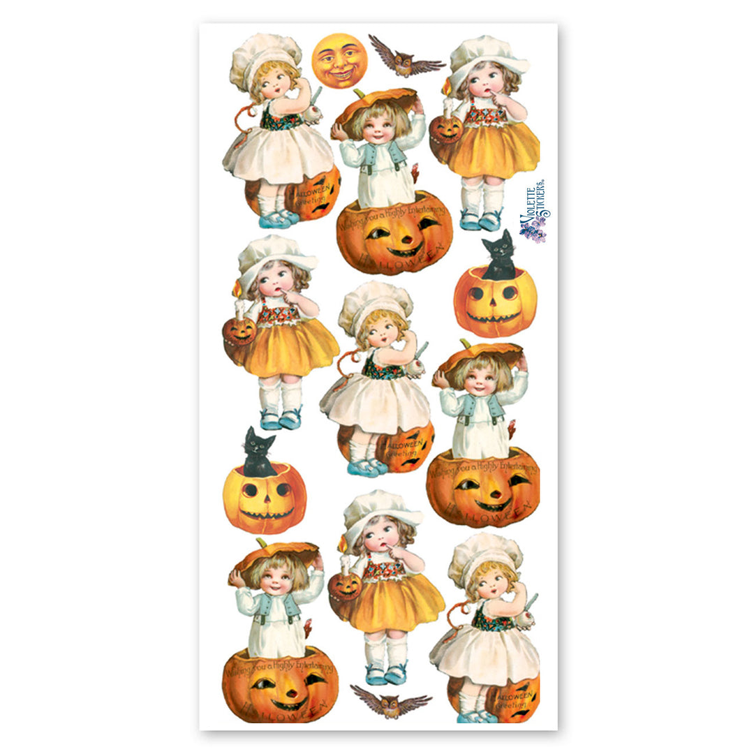 Children with Pumpkins
