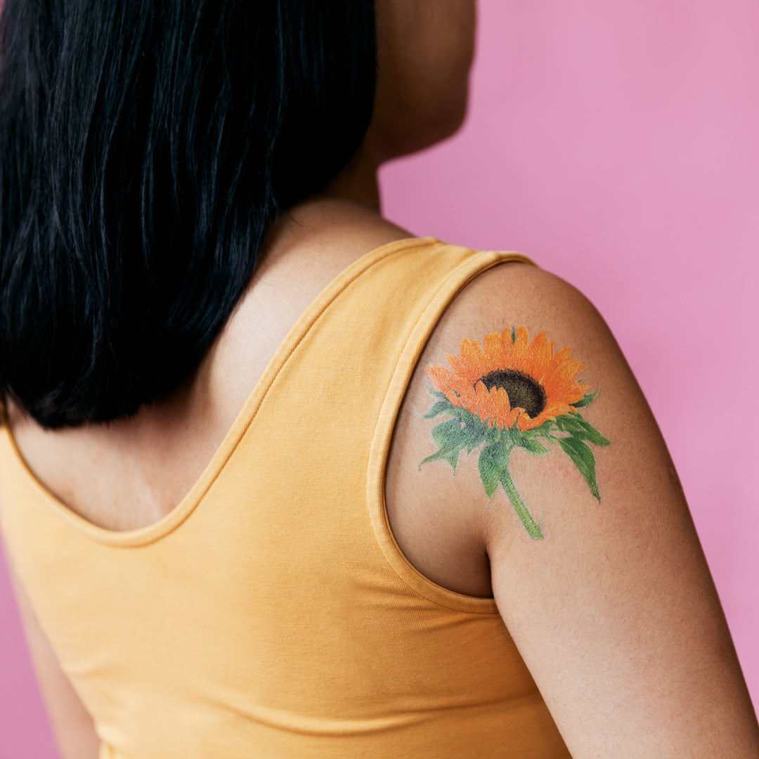 Sunflower Tattly Tattoos