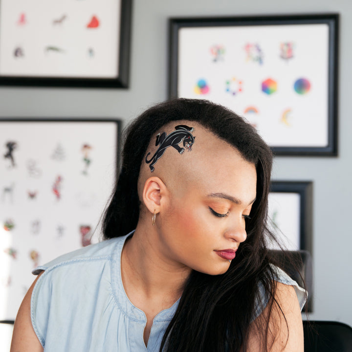 Panther Tattly Tattoos