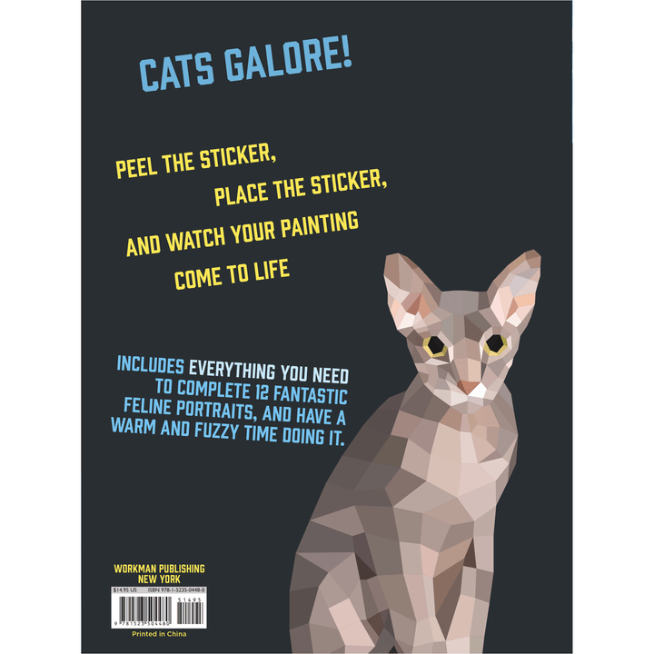 Cats Paint By Sticker Book