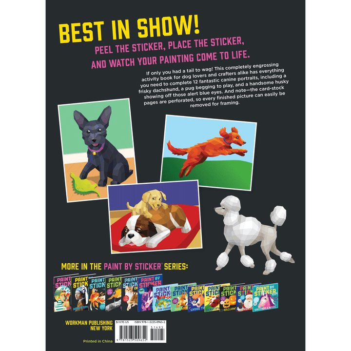 Dogs Paint By Sticker Book