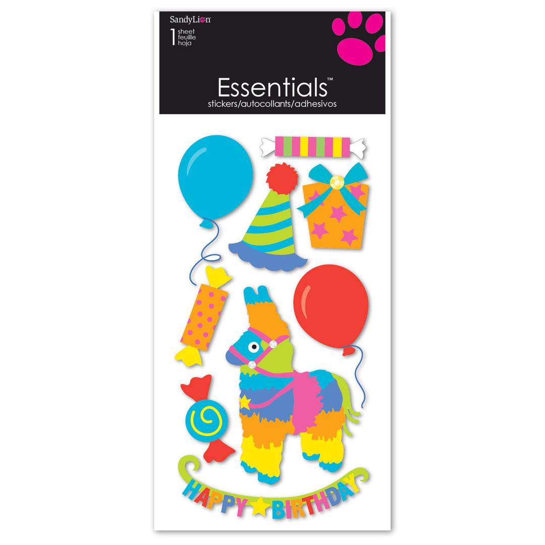 Pinata Essentials Dimensional Stickers