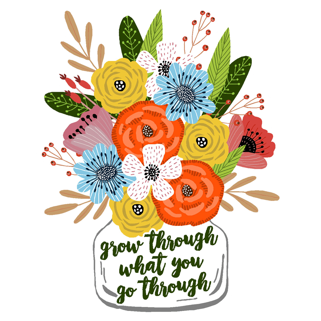 Grow Through Decal