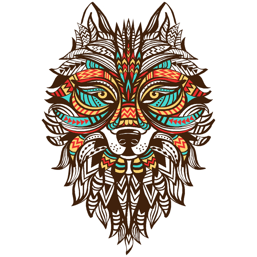 Wolf Portrait Decal