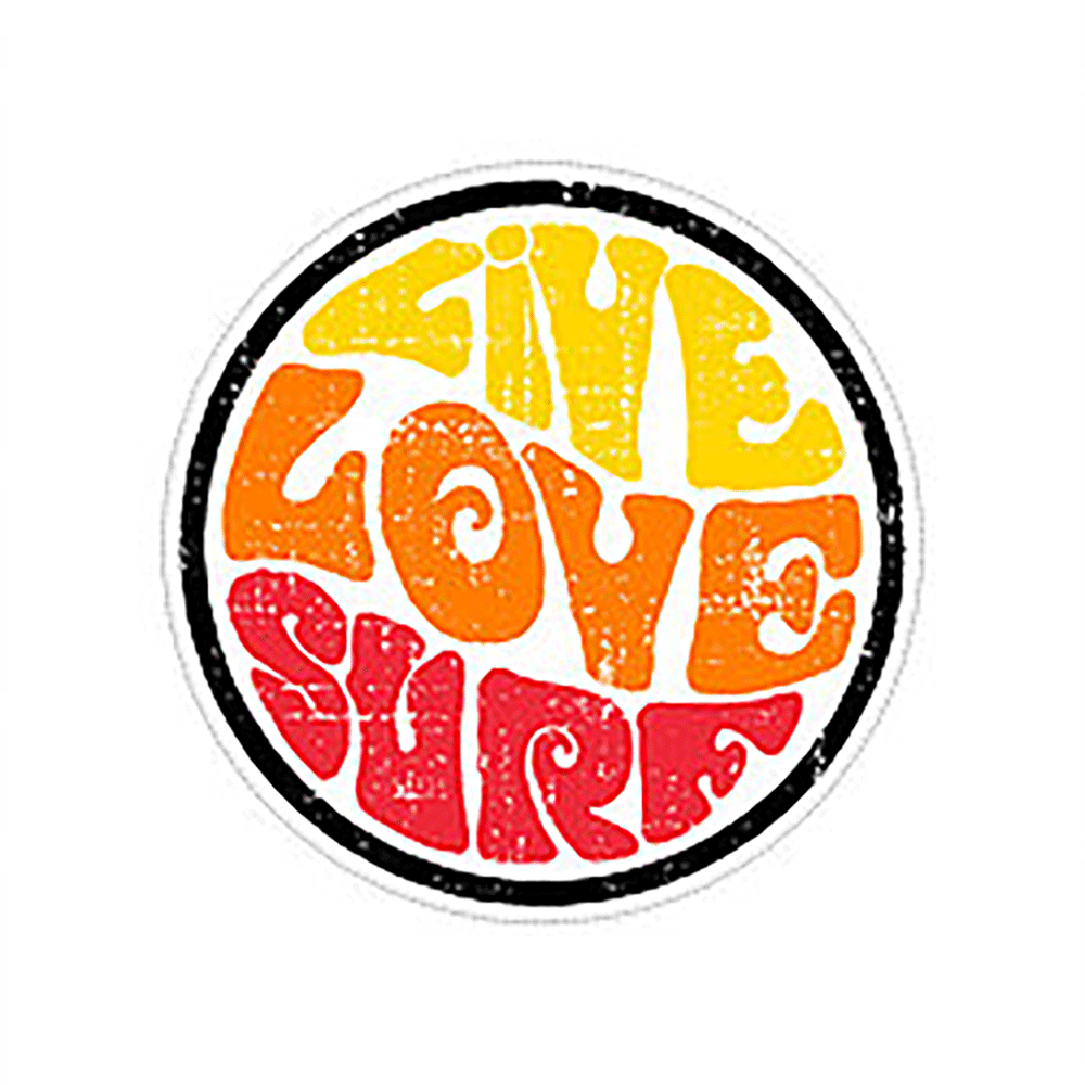 Live Love Surf Decal