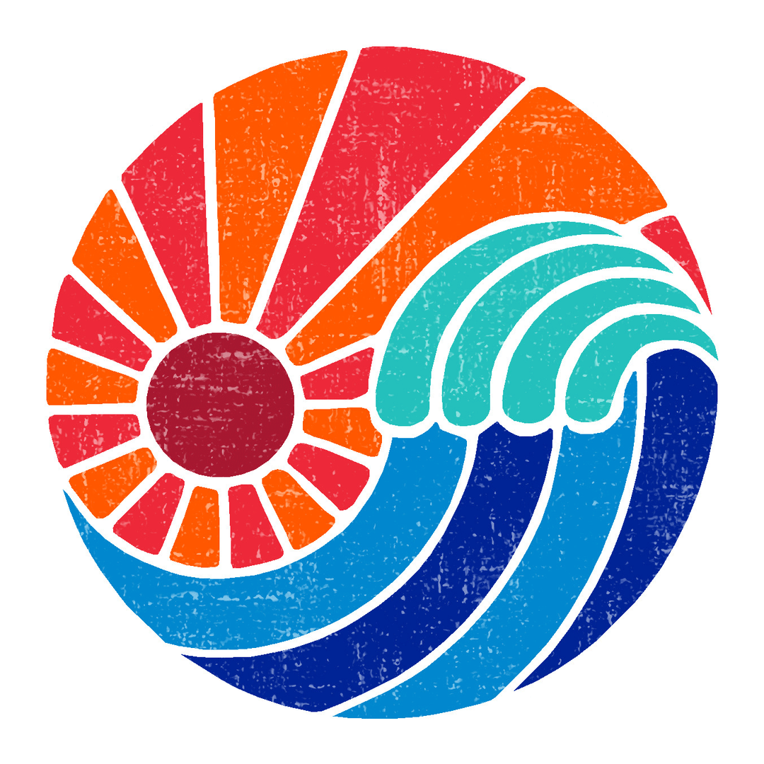 Wave Medallion Decal