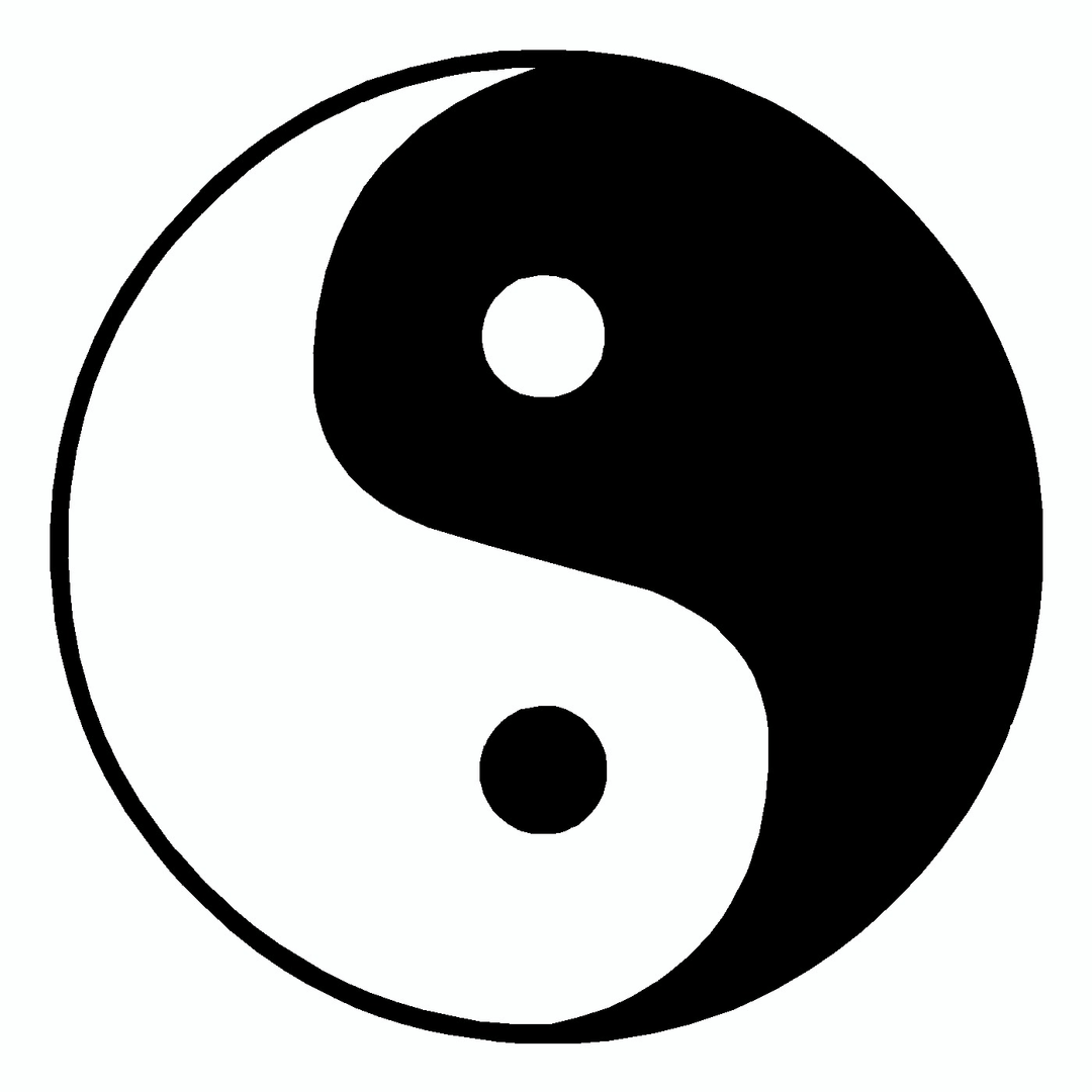 Ying Yang Decal