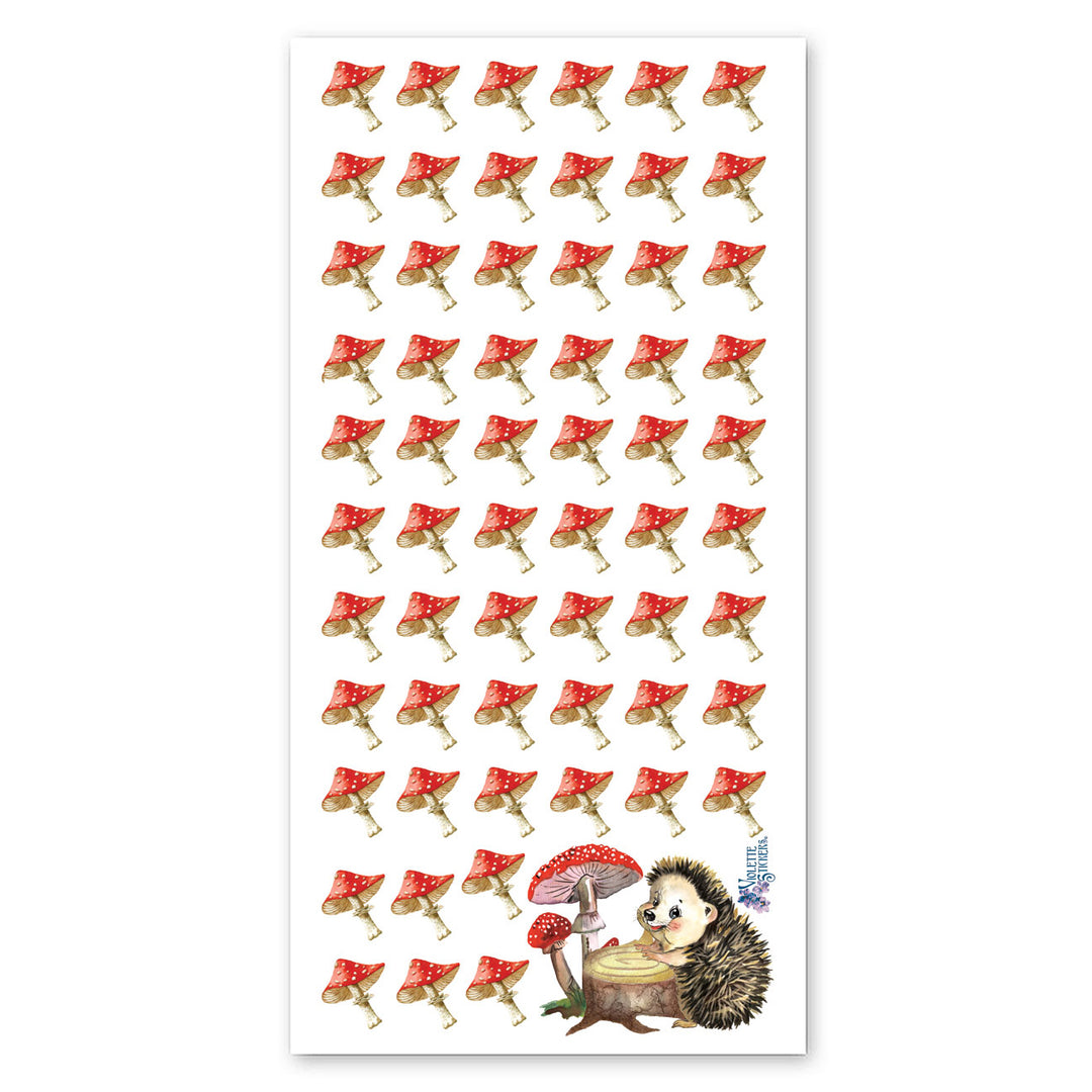Mini Mushrooms Stickers