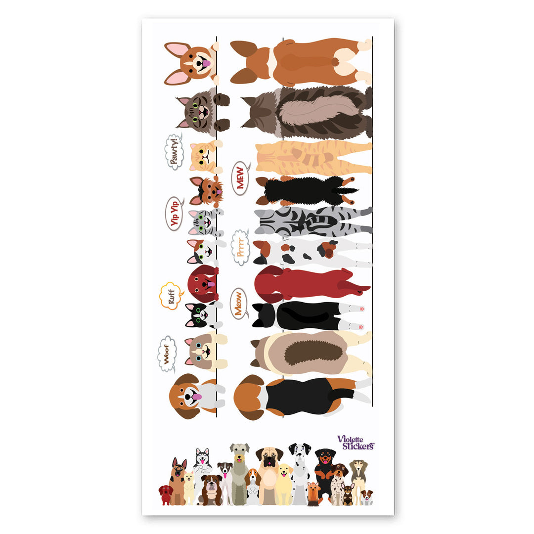 Peeking Pets Stickers