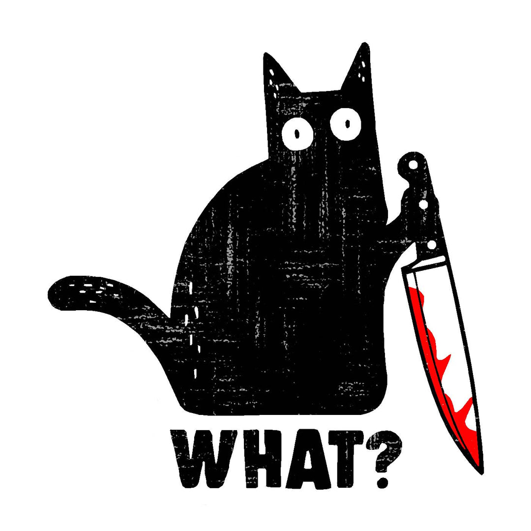 What Cat Vinyl Sticker Decal