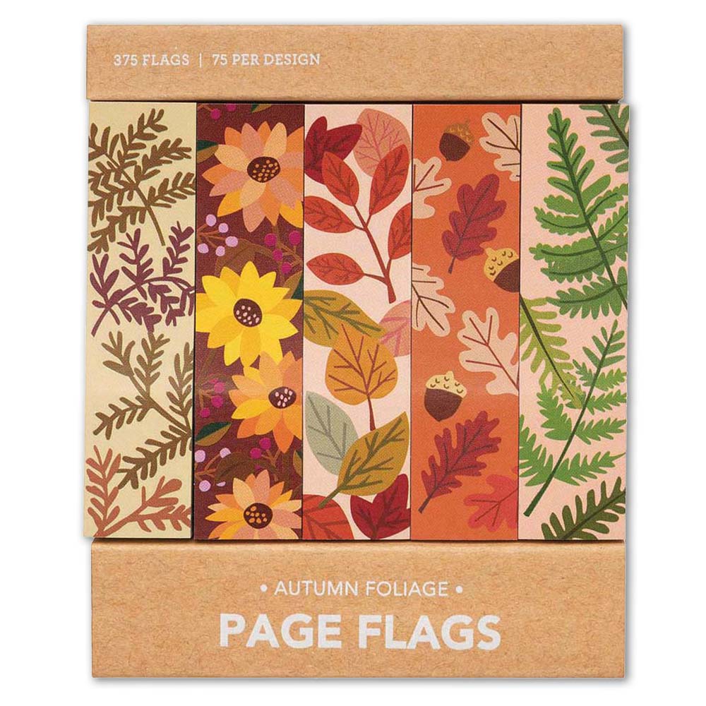 Autumn Foliage Sticky Page Flags
