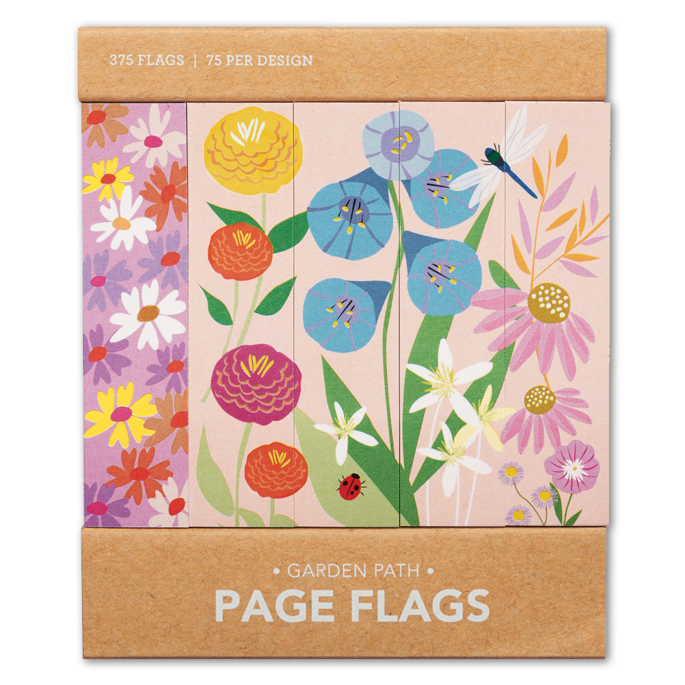 Garden Path Sticky Page Flags