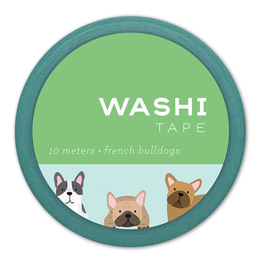 French Bulldogs Washi Tape